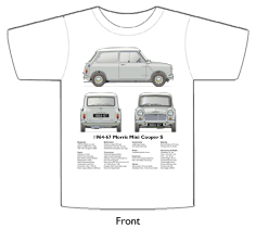 Morris Mini-Cooper S 1964-67 T-shirt Front
